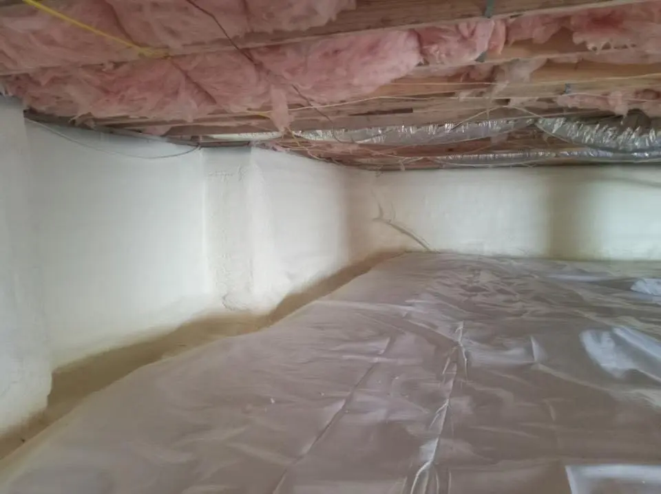 Crawl space encapsulation with closed-cell spray foam for Roof Maintenance in Hales Corners